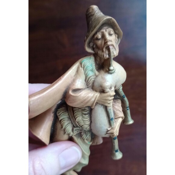 Vintage Fontanini Nativity Figurine | Josiah With Bagpipes | Made in Italy | - Picture 1 of 4
